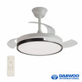 Ventoinha De Teto 30W 90Cm C/ Iluminação Led 36W C/ Comando - Tauu.pt