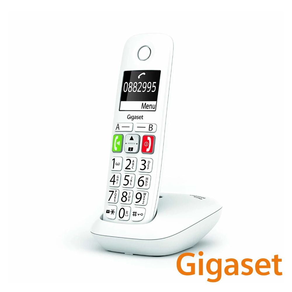 Telefone S/ Fios E290 Branco Gigaset - Tauu.pt