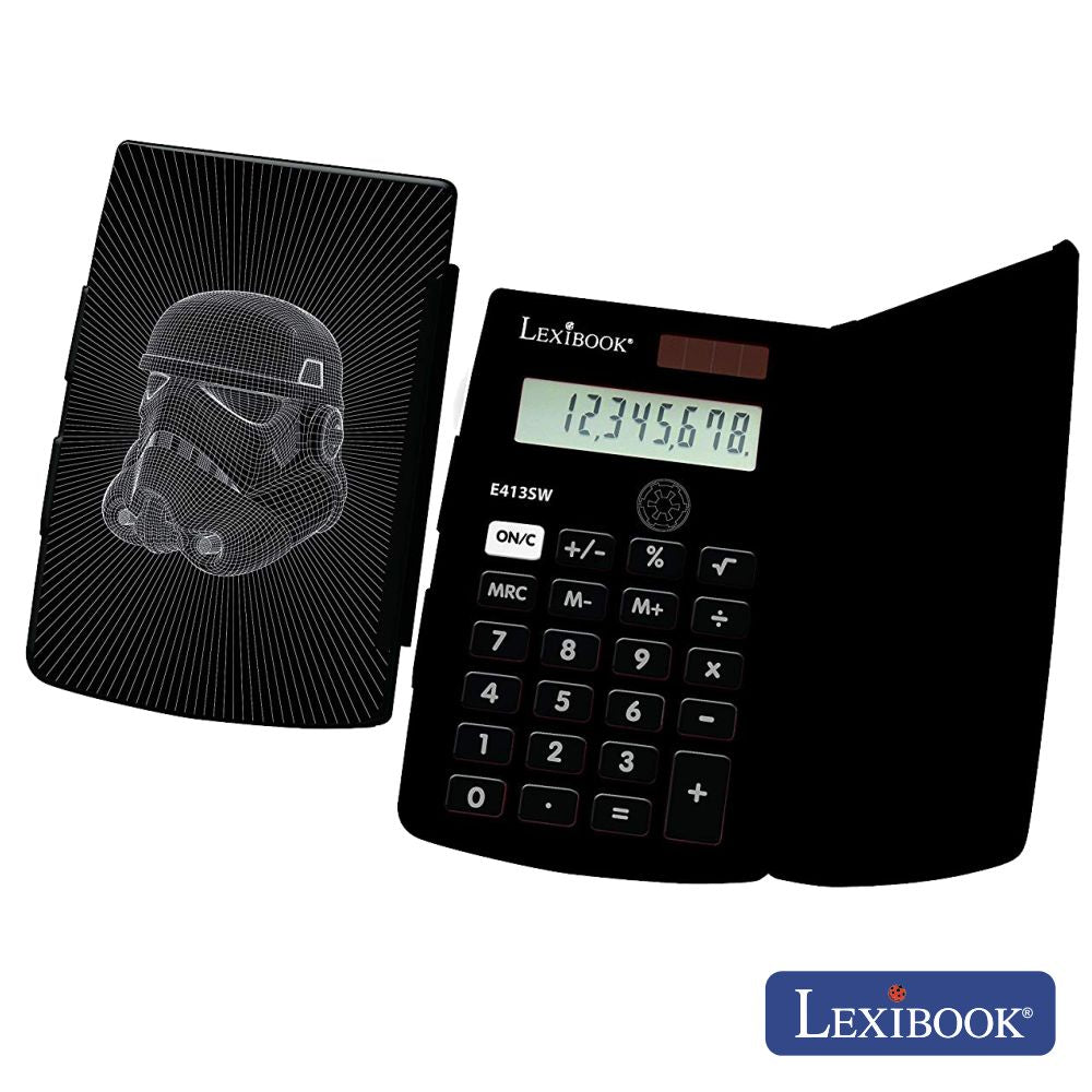 Máquina Calculadora 8 Dígitos Solar Star Wars Lexibook - Tauu.pt