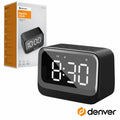 Relógio Despertador C/ Bluetooth Branco Denver - Tauu,pt