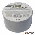 Fita Adesiva De Tela Profissional 50Mm X 10M Cinzenta Entac - Tauu,pt