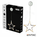 Estrela Decorativo C/ Ventosa 10 Led 3000K A Pilhas Entac - Tauu,pt