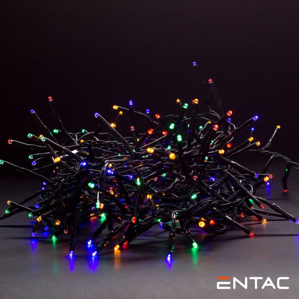 Grinalda 700 Leds Multicor 14M Entac - Tauu.pt