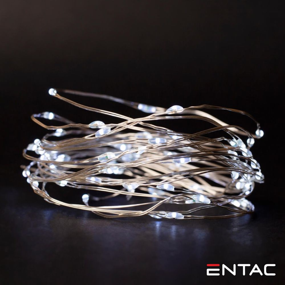 Grinalda De 20 Leds Branco Frio 1M Entac - Tauu,pt