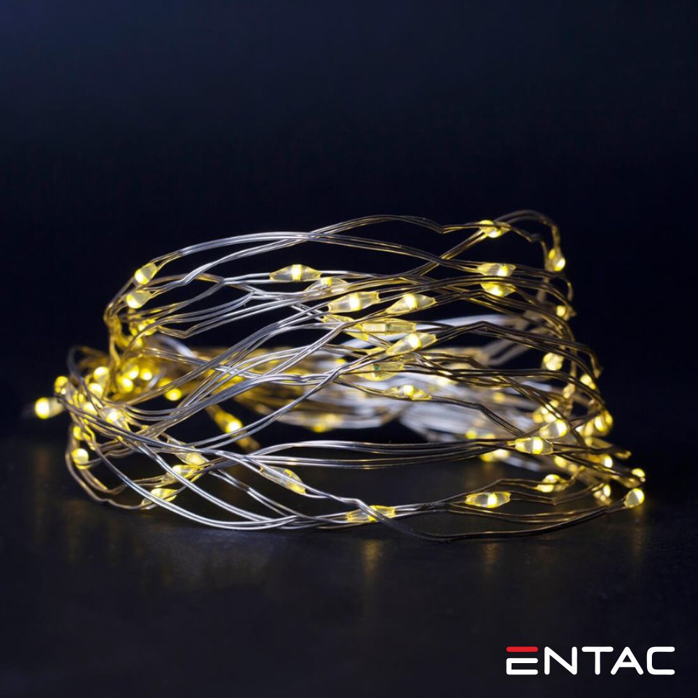 Grinalda De 20 Leds Branco Quente 1M Entac - Tauu,pt