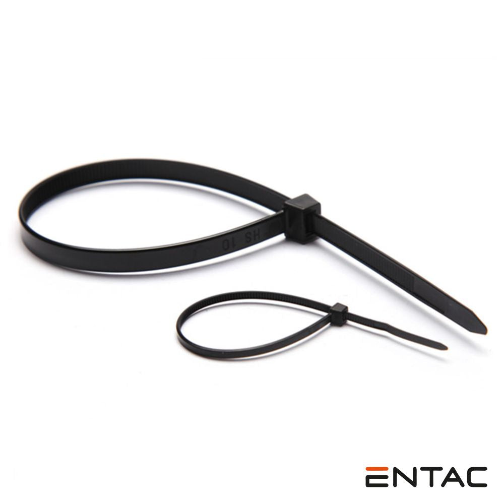 Conjunto 50 Braçadeiras Nylon 2,5X100Mm Preto Entac - Tauu,pt