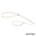 Conjunto 50 Braçadeiras Nylon 2,5X200Mm Branco Entac - Tauu,pt