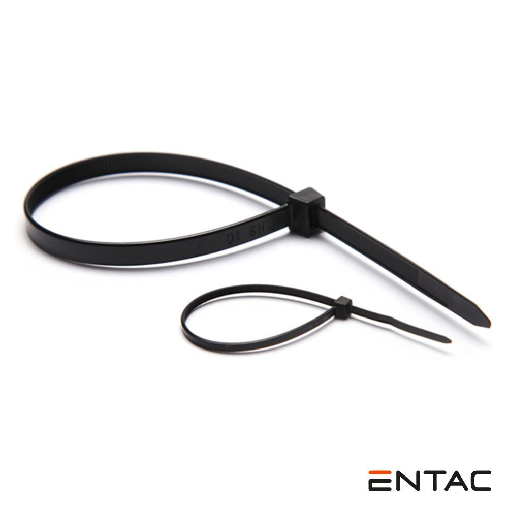 Conjunto 50 Braçadeiras Nylon 3,6X200Mm Preto Entac - Tauu,pt