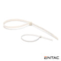 Conjunto 50 Braçadeiras Nylon 3,6X200Mm Branco Entac - Tauu,pt