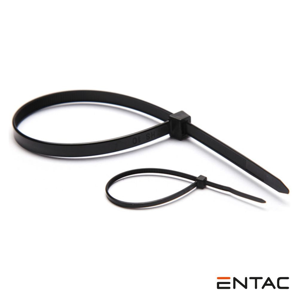 Conjunto 50 Braçadeiras Nylon 4,8X200Mm Preto Entac - Tauu,pt