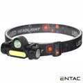 Lanterna De Cabeça Cob+Smd 3W 120Lm Entac - Tauu,pt