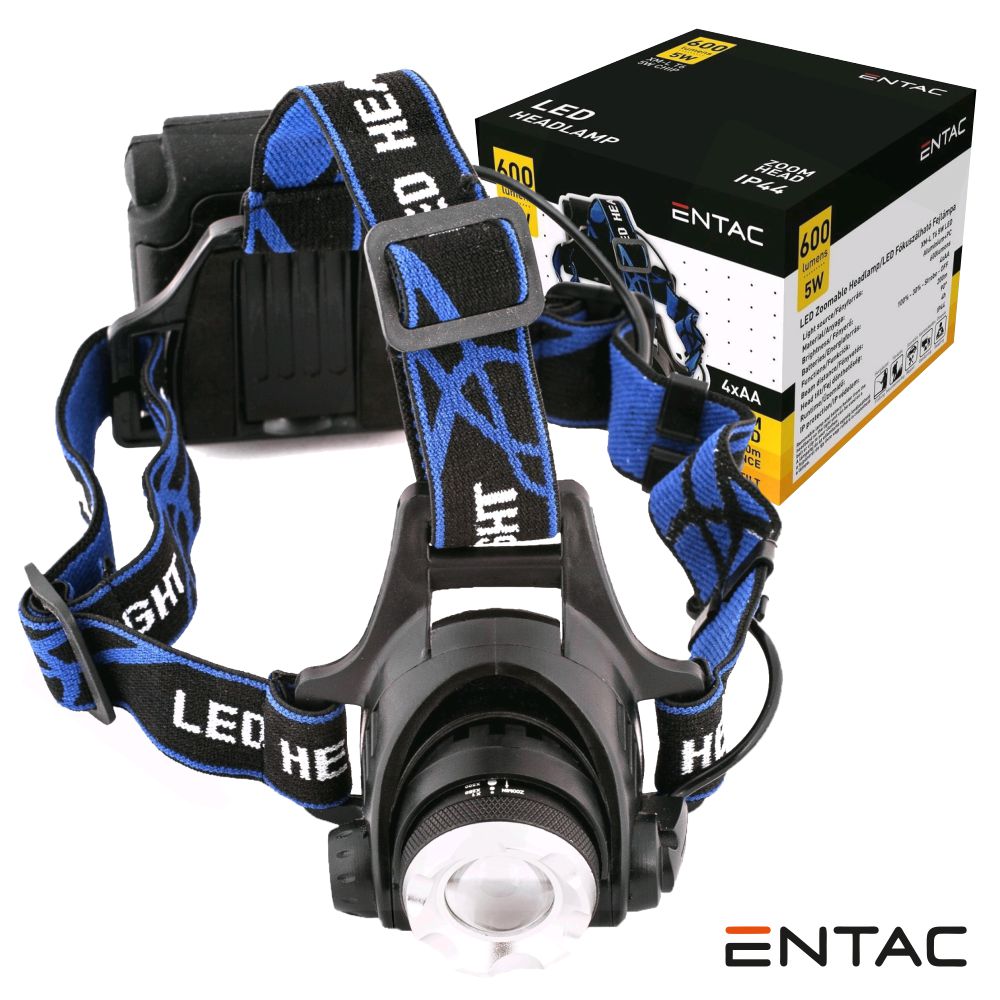 Lanterna De Cabeça 1 Led 5W 600Lm Entac - Tauu.pt