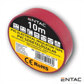 Fita Isoladora Pvc 19Mm 10M Vermelho Entac - Tauu.pt