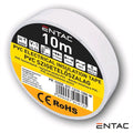 Fita Isoladora Pvc 19Mm 10M Branco Entac - Tauu.pt