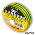 Fita Isoladora Verde/Amarelo 20M Entac - Tauu,pt