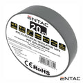 Fita Isoladora Pvc 19Mm 20M 0.18Mm Cinzento Entac - Tauu.pt