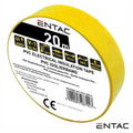 Fita Isoladora Amarela 19Mm 20M Entac - Tauu.pt