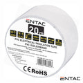 Fita Isoladora Branco 20M 0,13X50Mm Entac - Tauu,pt