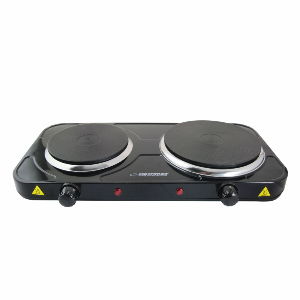 Fogão Elétrico 2 Placas Preto 2500W - Tauu,pt