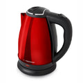 Fervedor De Água Elétrico Inox Polido Vermelho 1800W 1.8L - Tauu.pt