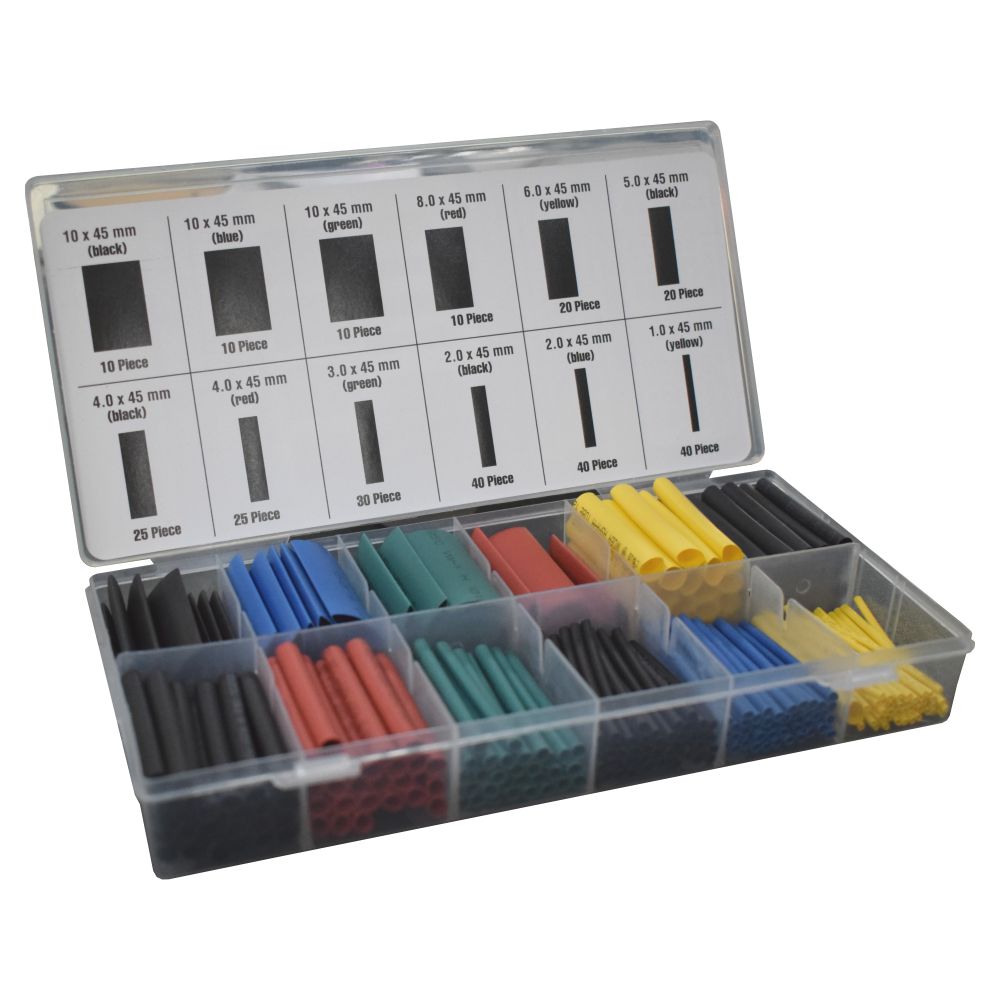 Kit Manga Termoretráctil Multicor 280Pcs 4.5Cm - Tauu.pt