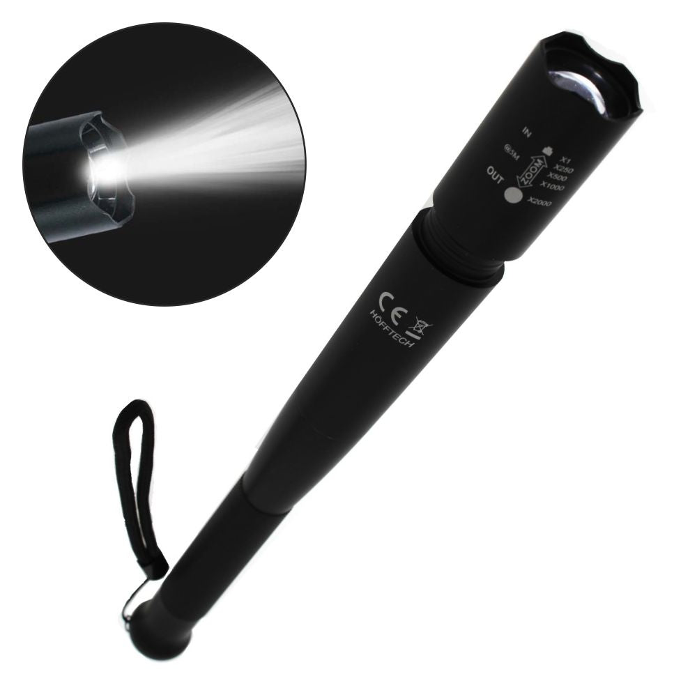 Lanterna C/ 1 Led Xpg 3W Slim Zoom 2000X Ip44 - Tauu.pt