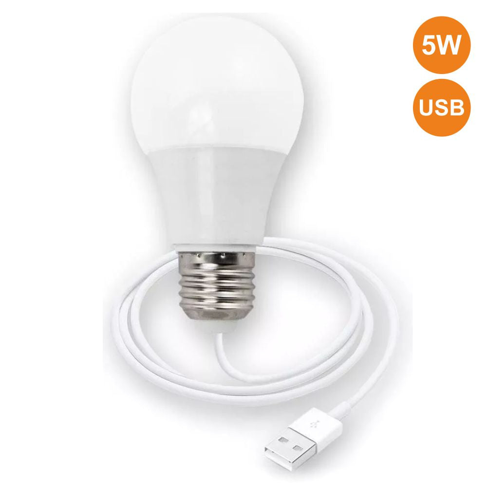 Lâmpada Led C/ Ligação Usb 5W 460Lm - Tauu.pt