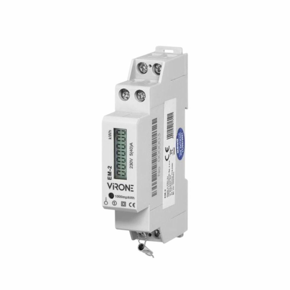 Contador Energia Monofásico 230V/40A 1 Módulo Din - Tauu,pt