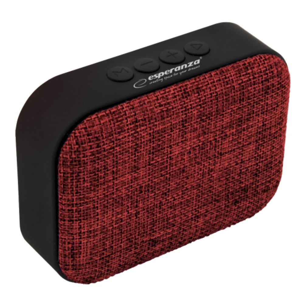 Coluna Bluetooth Portátil 3W Usb/Sd/Bat Vermelha - Tauu,pt