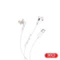 Auscultadores Stereo C/ Fios E Microfone Ipx5 Branco Xo - Tauu,pt
