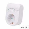 Ficha Elétrica Adaptadora 1X Schuko Proteção Branco Entac - Tauu.pt