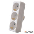 Tomada Elétrica C/ 3 Saídas Branco Entac - Tauu,pt