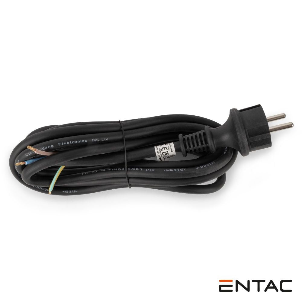 Cabo Alimentação Schuko Macho H05Rr-F 3G1.5 5M Ip44 Entac - Tauu.pt