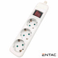 Tomada Elétrica C/ 3 Saídas Schuko Interruptor Entac - Tauu,pt