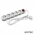 Tomada Elétrica C/ 5 Saídas Interruptor 1,5M Entac - Tauu,pt