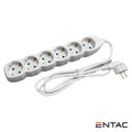 Tomada Elétrica C/ 6 Saídas 1,5M Entac - Tauu,pt