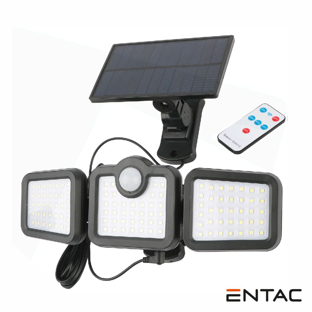 Candeeiro Exterior 15W C/ Sensor Pir Painel Solar Amovível - Tauu,pt
