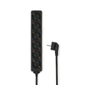 Tomada Elétrica C/ 6 Saídas Interruptor Proteção 1,5M Nedis - Tauu,pt