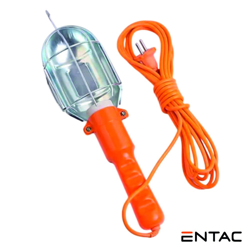 Lanterna Trabalho E27 60W 5M Entac - Tauu.pt