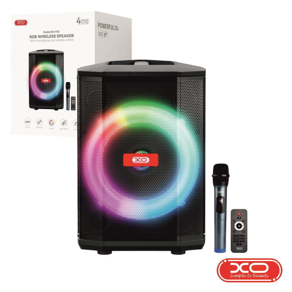 Coluna Amplificada Usb/Microsd/Led Rgb/Bt/Fm/Aux Tws Xo - Tauu.pt