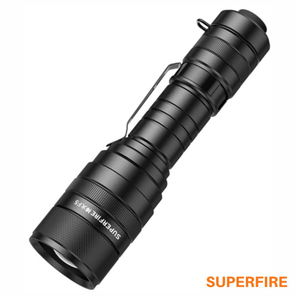 Lanterna 10W 900Lm Zoom Ip43 Superfire - Tauu.pt