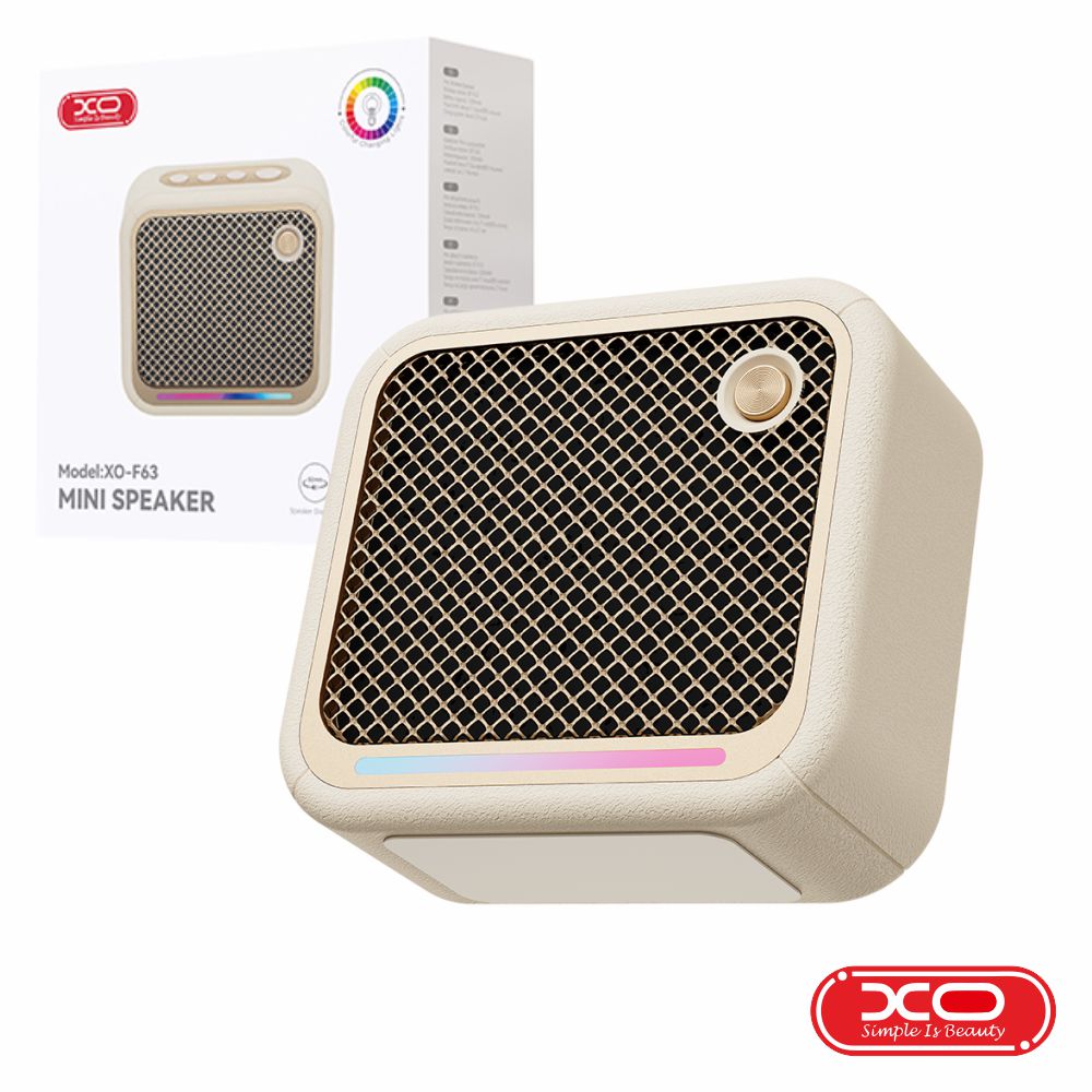 Coluna Bluetooth Portátil Fm/Micro Sd Joy 5W Bege Xo - Tauu,pt