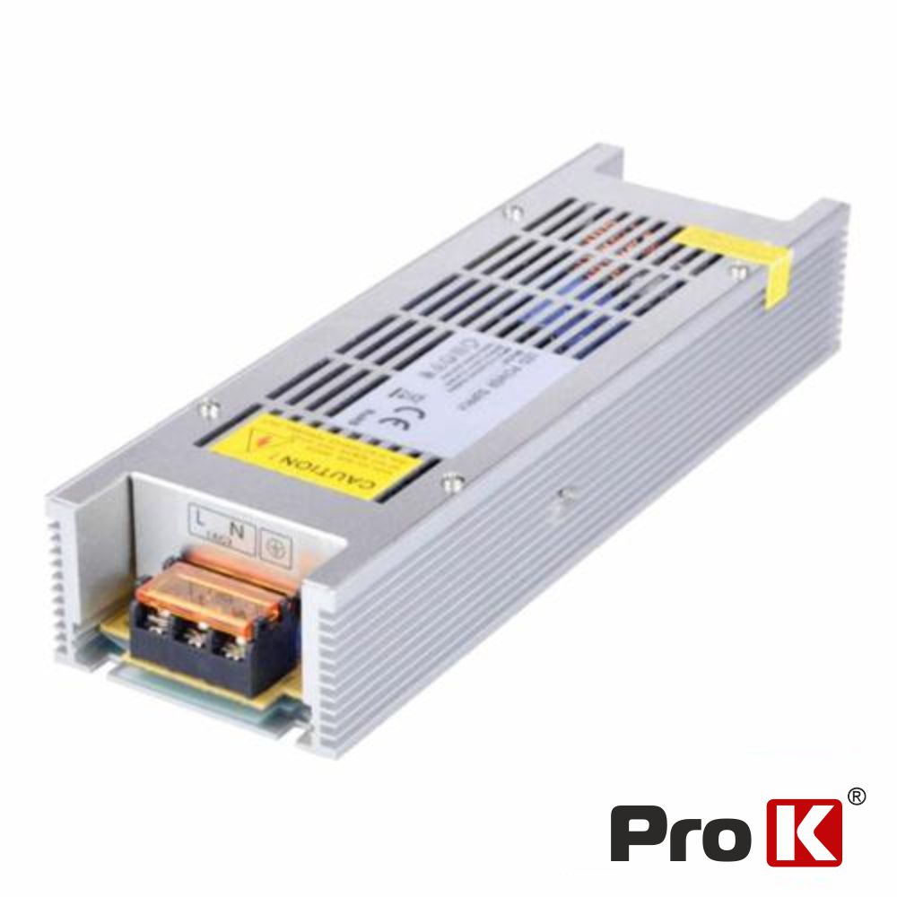 Fonte De Alimentação Industrial Slim 12V 240W 20A Prok - Tauu,pt