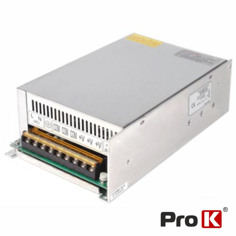 Fonte De Alimentação Industrial 12V 600W 50A Prok - Tauu.pt