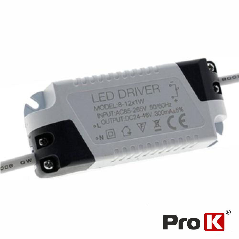 Fonte De Alimentação P/ Led 8-12W 24-46V Prok - Tauu.pt