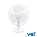Ventoinha De Mesa Ø30Cm 40W Branco Well - Tauu,pt
