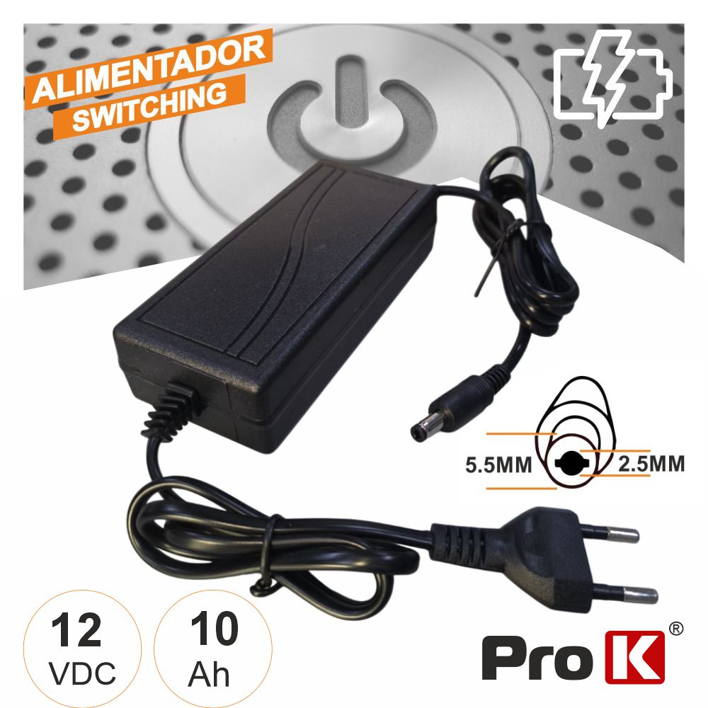 Alimentador Switching 12V 10A - Tauu,pt