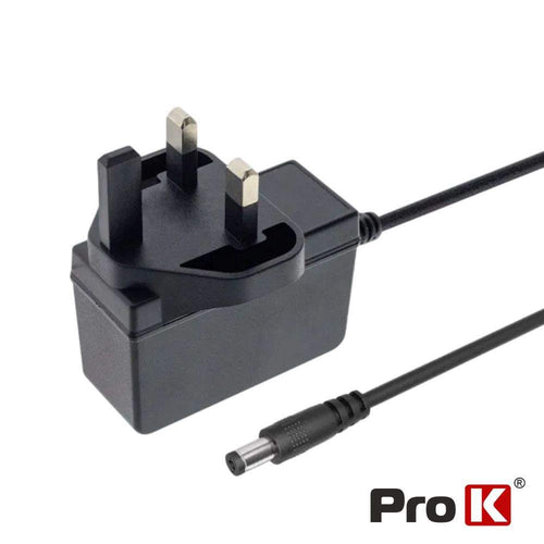 Alimentador Switching C/ Ficha Inglesa 12V 1A Prok - Tauu.pt