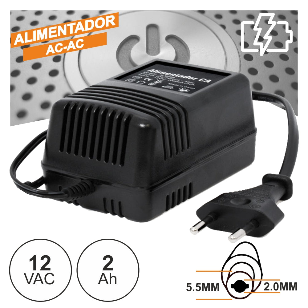 Alimentador Switching Ac-Ac 12V 2A - Tauu.pt