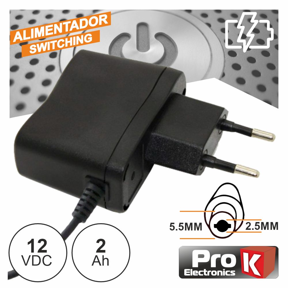 Alimentador Switching 12V 2A - Tauu,pt